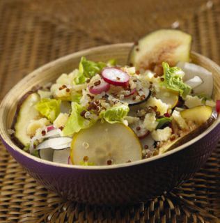 salade quinoa fruit fromage