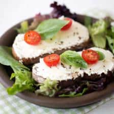 Bruschettas au fromage