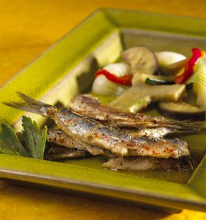Escabèche de sardines avec légumes