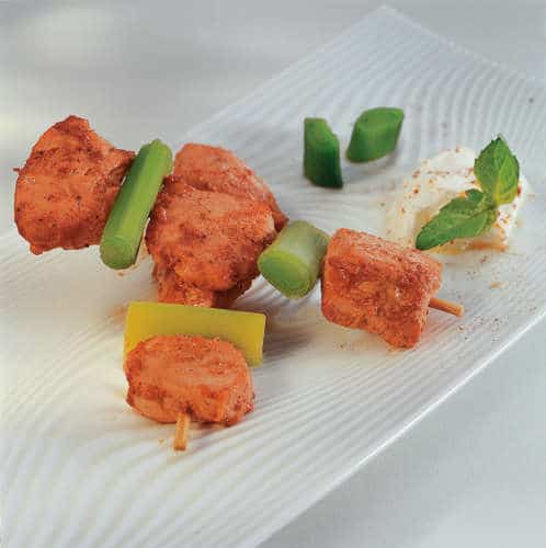 brochette poulet tandoori