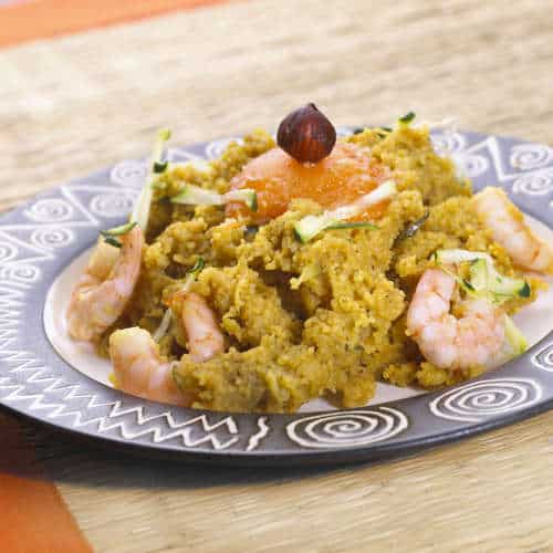 couscous fonio crevette