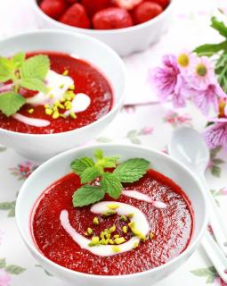 Soupe de fraise