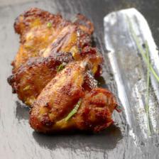 pilon de poulet epice sauce fromage blanc