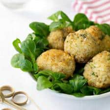 boulette riz emmental arancini