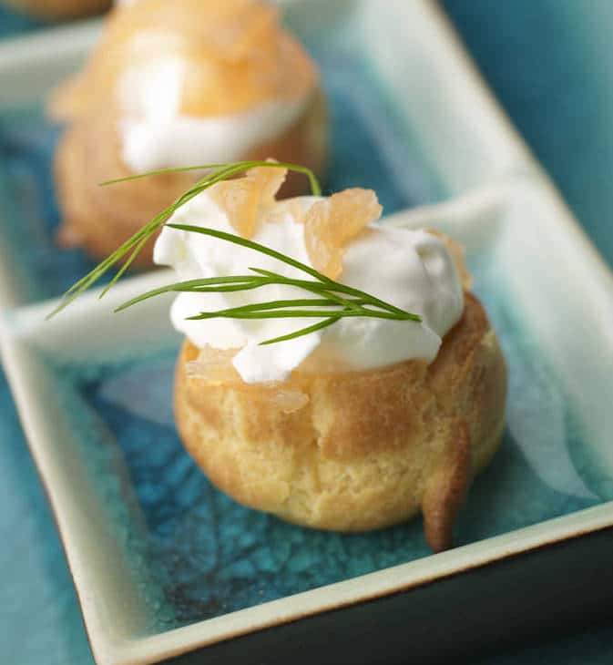 choux creme saumon