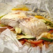 papillote saumon poivron fromage