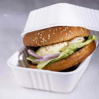 burger-boeuf-saint-marcellin - Hamburger au boeuf et au Saint Marcellin