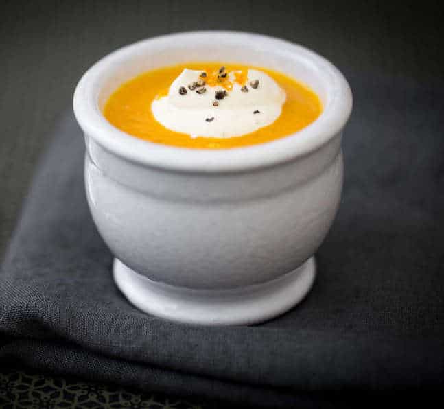 Velouté vitaminé au potiron et patate douce