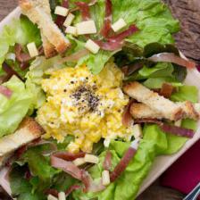 Oeuf brouillé fromage