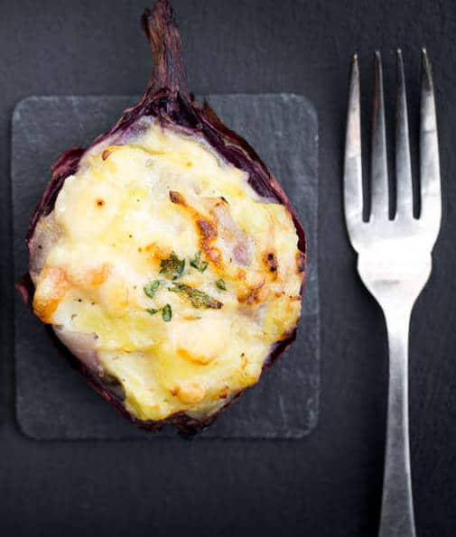 oignon farci haddock beurre de persil