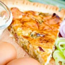 tarte aux poireaux