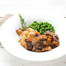 recette d'Epaule d'agneau braisée ragoût de légumes