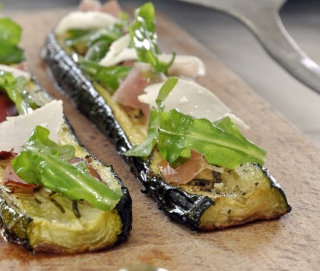 tartine de courgette tapas