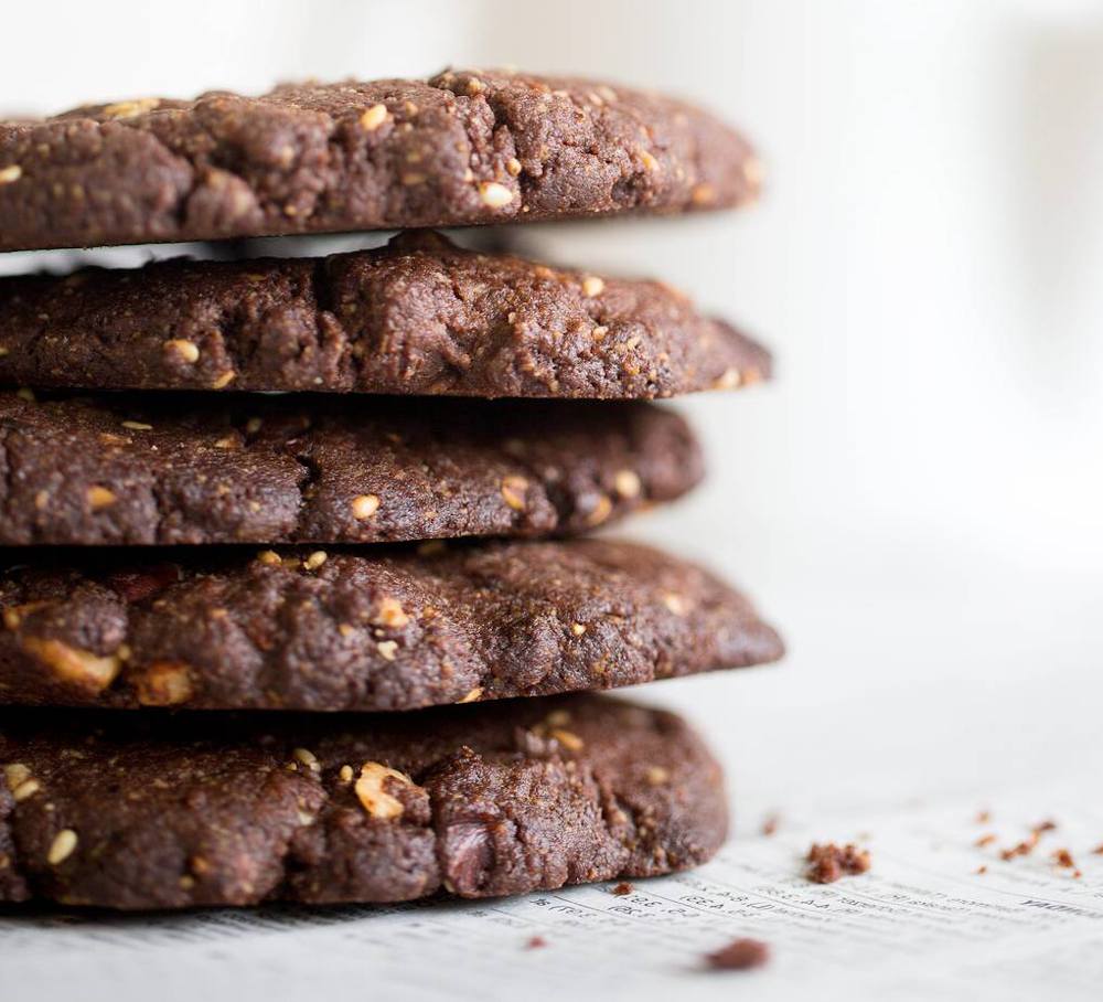 Recette Cookies au chocolat noir