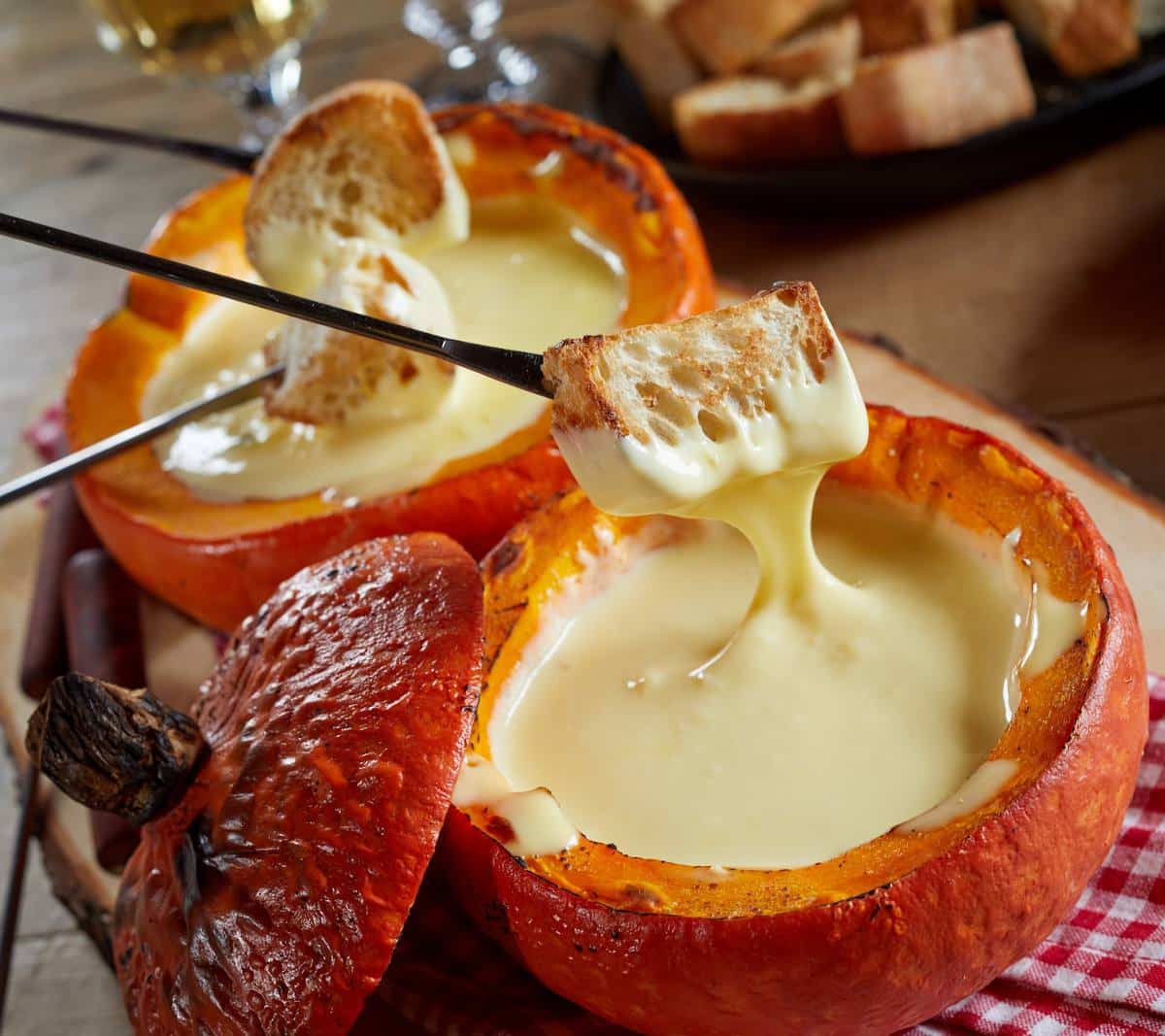 fondue potimarron fromage