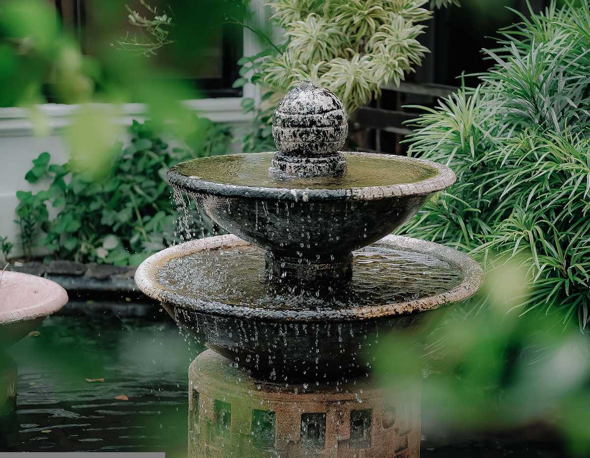fontaine cascade jardin - point d'eau - idées