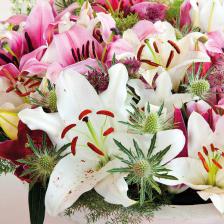 bouquet lys saint valentin