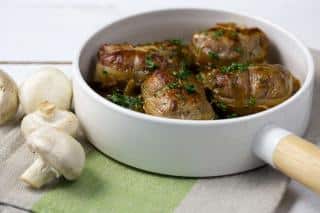 paupiette veau farci champignon