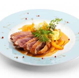 Magret de canard orange