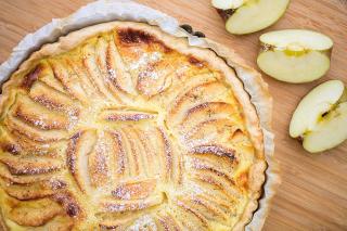 Tarte aux pommes alsacienne