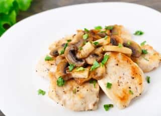 Poulet champignon estragon