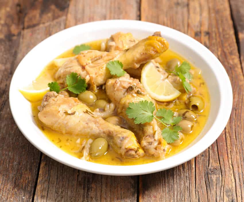 Poulet olive citron