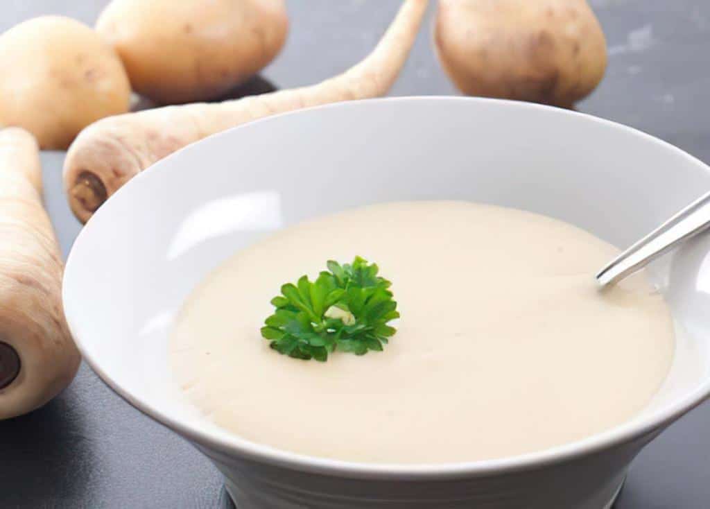 Velouté de pomme de terre et panais