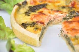 tarte au saumon et epinard