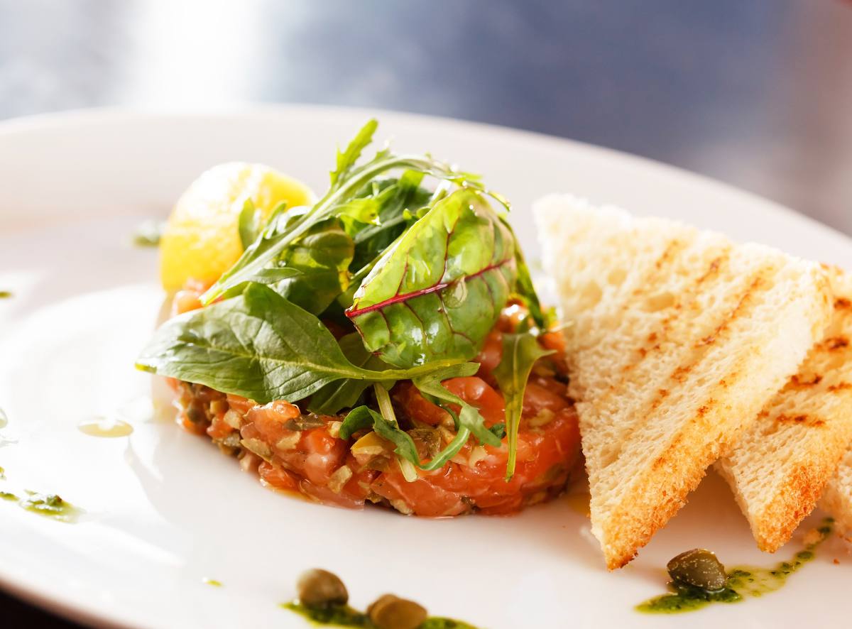 Tartare saumon olive recette