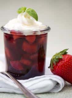 gelee fraises basilic recette