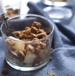 crumble poire speculos