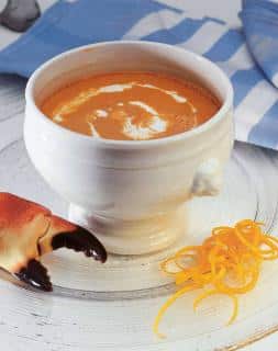 soupe crustacees orange