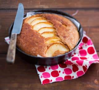 Gâteau pomme sesame