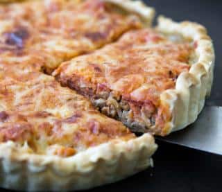 Tarte au reste de viande