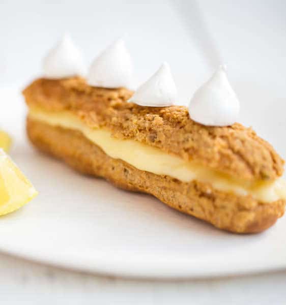 Eclair au citron meringue