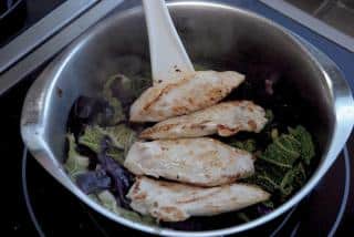 recette cocotte chou poulet