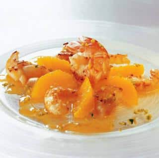 lotte langoustine orange recette