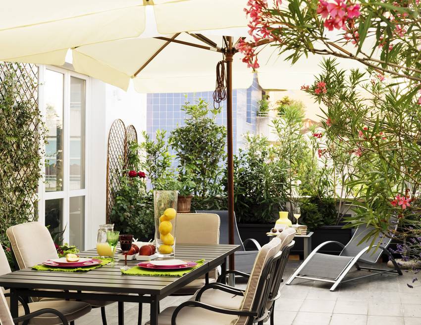 amenagement plante toit terrasse