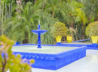 jardin inspiration maroc bleu