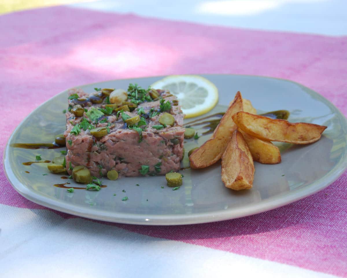 Tartare de boeuf de chef