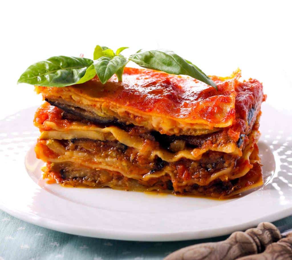 lasagnes tomate aubergine