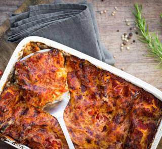 recette des lasagnes aux aubergines et fromage frais