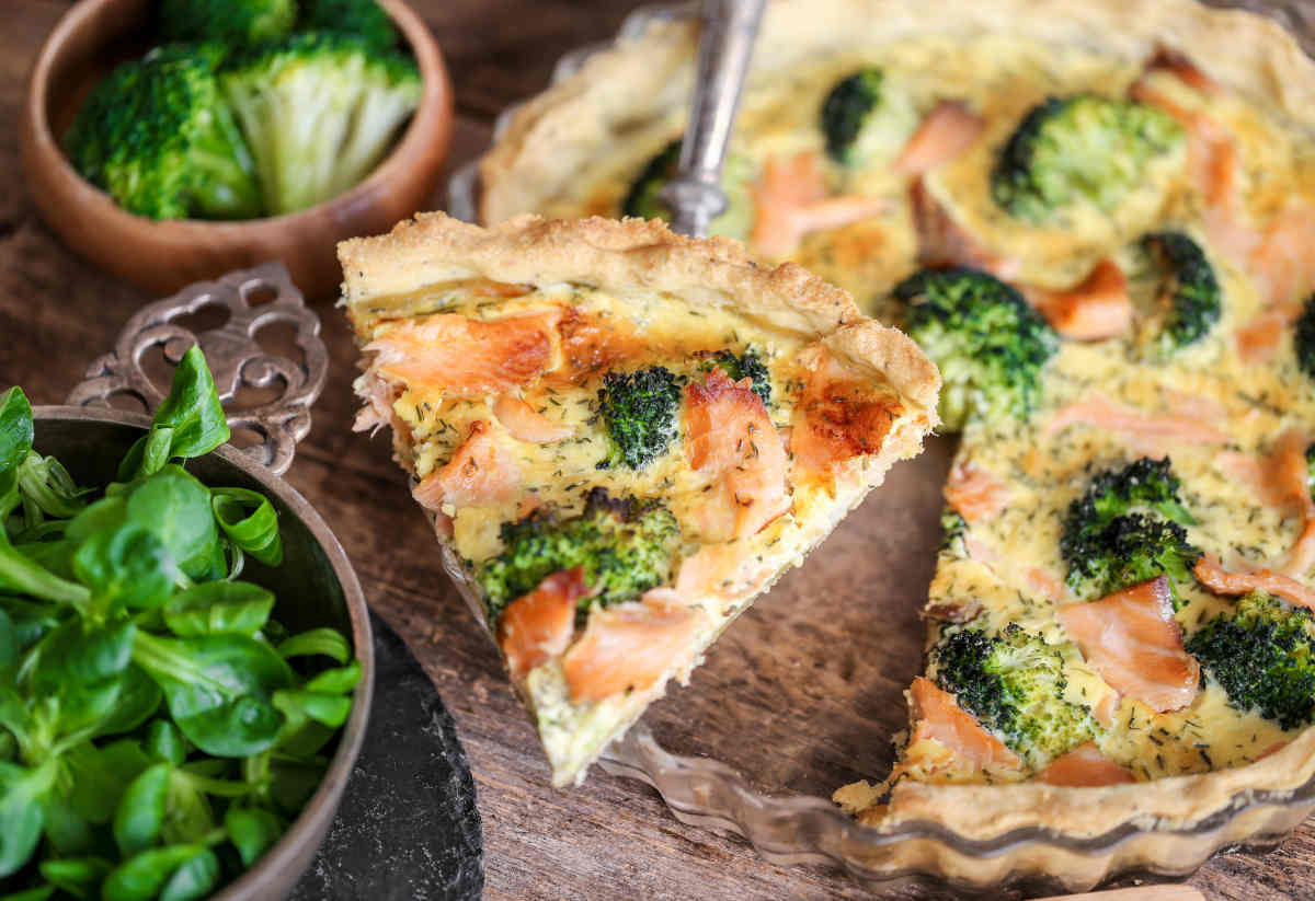 tarte au saumon brocoli