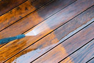 terrasse bois nettoyage au karcher haute pression