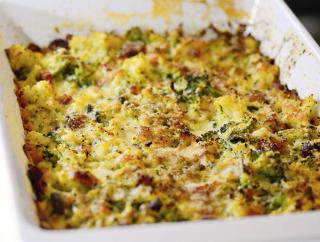 Gratin de millet et brocoli à l’abondance