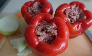 Recette poivron farci viande