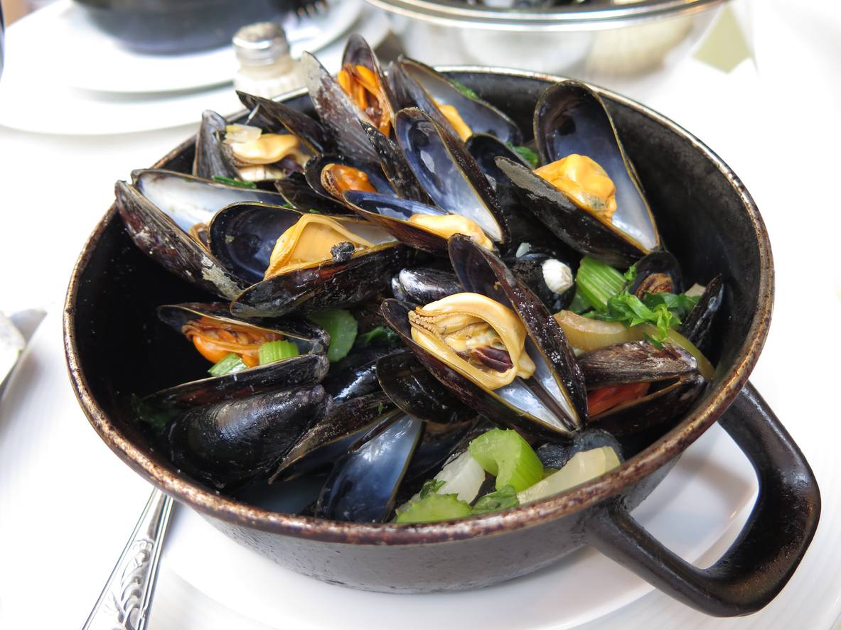 moules marinieres a la plancha