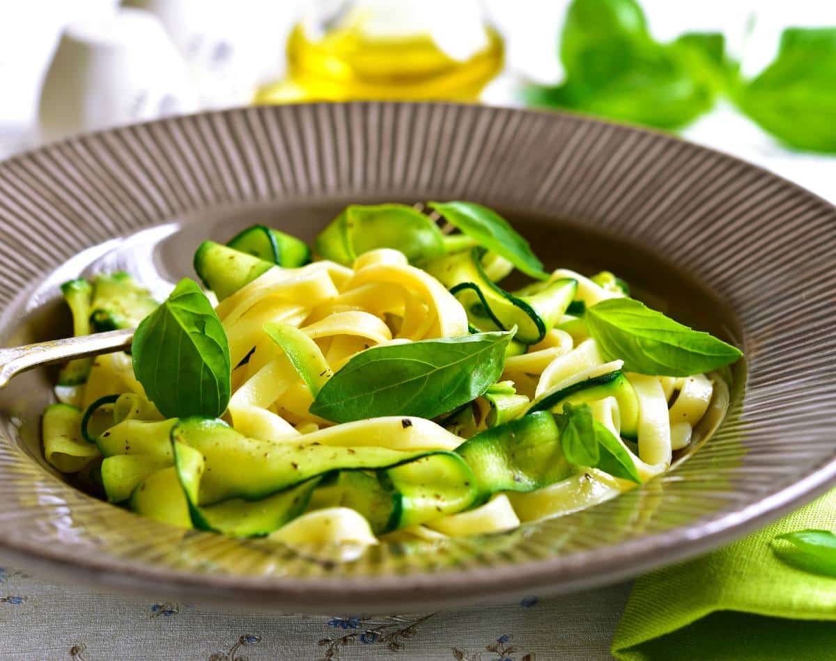 tagliatelle aux courgettes recette