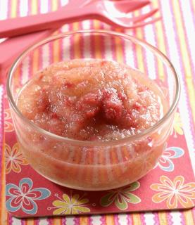 compote pomme rhubarbe