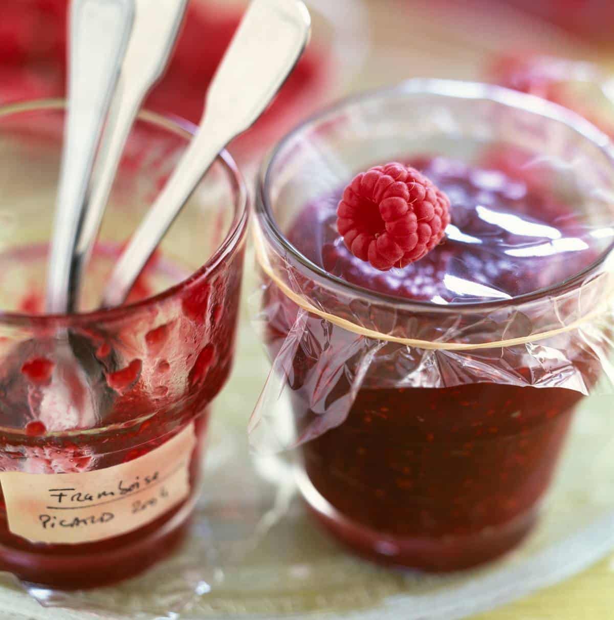 confiture de framboise - recette facile